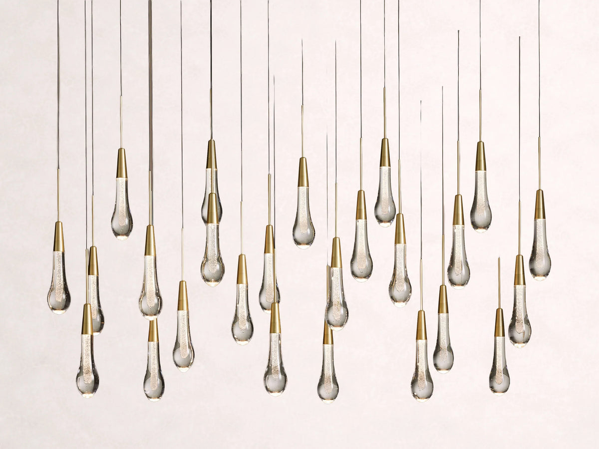 Soltaire Crystal Linear Chandelier 37-Inch50-Inch60-Inch70-Inch87-Inch120-Inchw