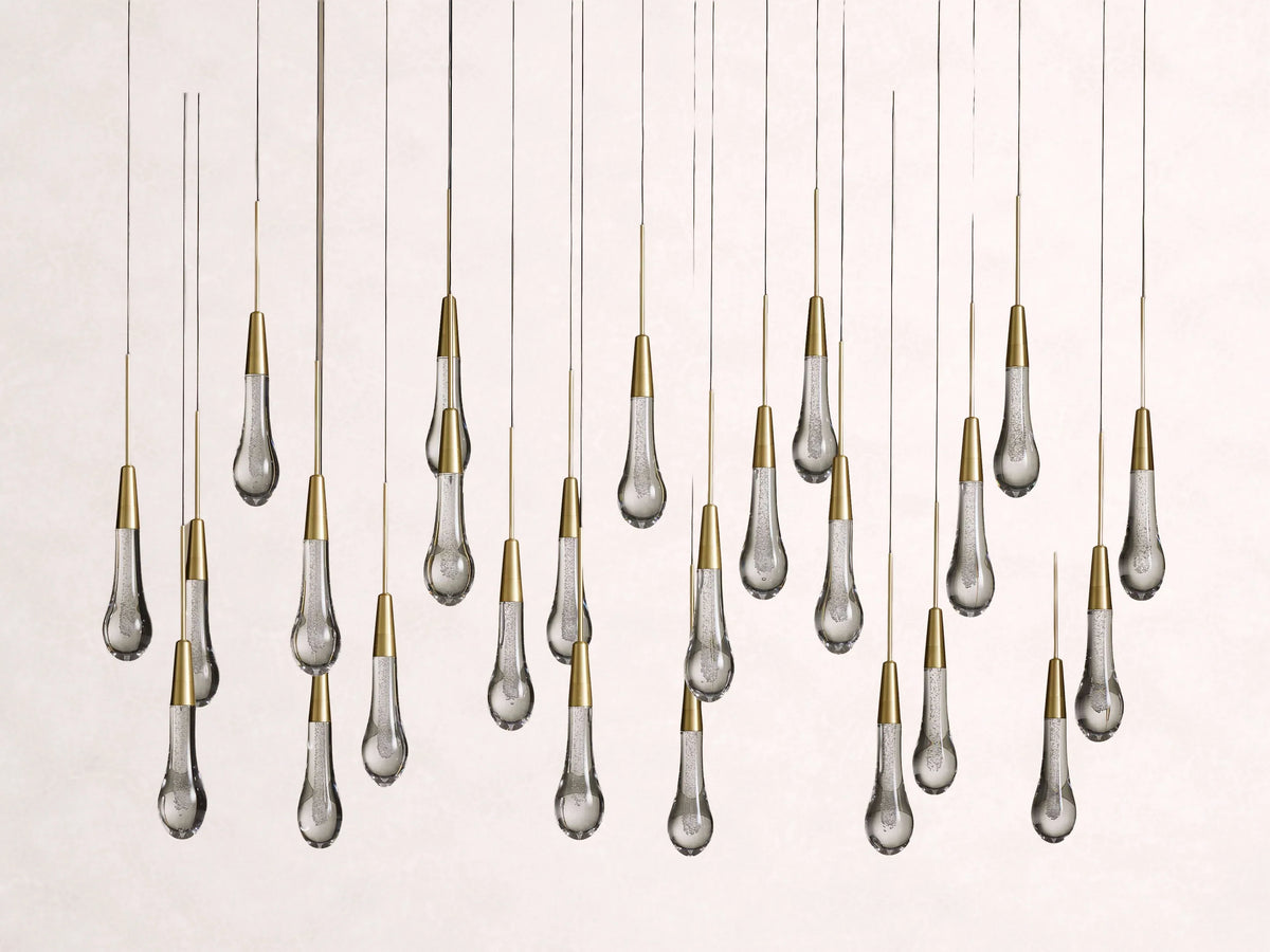 Soltaire Crystal Linear Chandelier 37-Inch50-Inch60-Inch70-Inch87-Inch120-Inchw