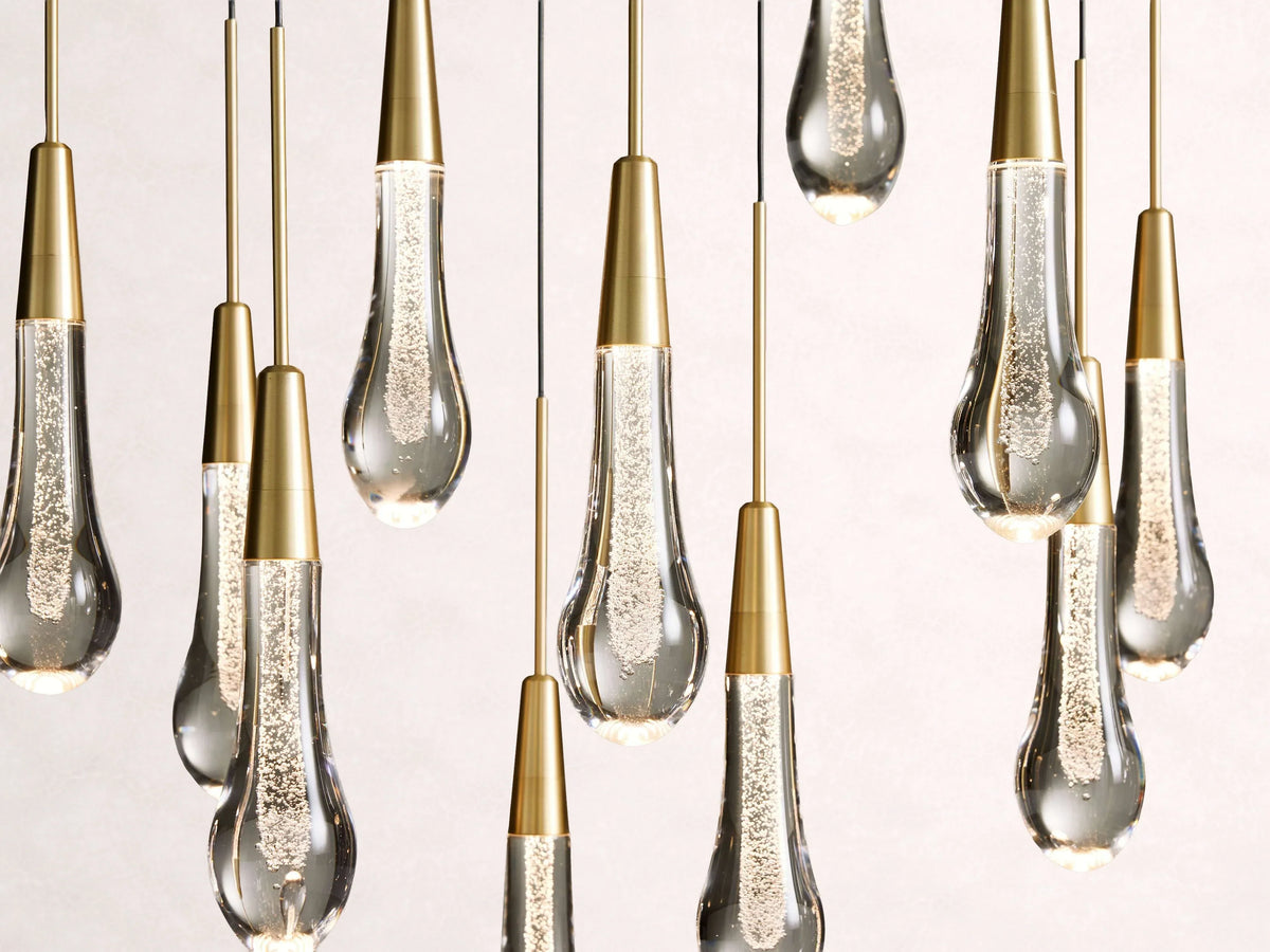 Soltaire Crystal Linear Chandelier 37-Inch50-Inch60-Inch70-Inch87-Inch120-Inchw