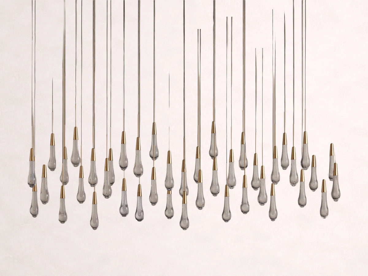 Soltaire Crystal Linear Chandelier 37-Inch50-Inch60-Inch70-Inch87-Inch120-Inchw