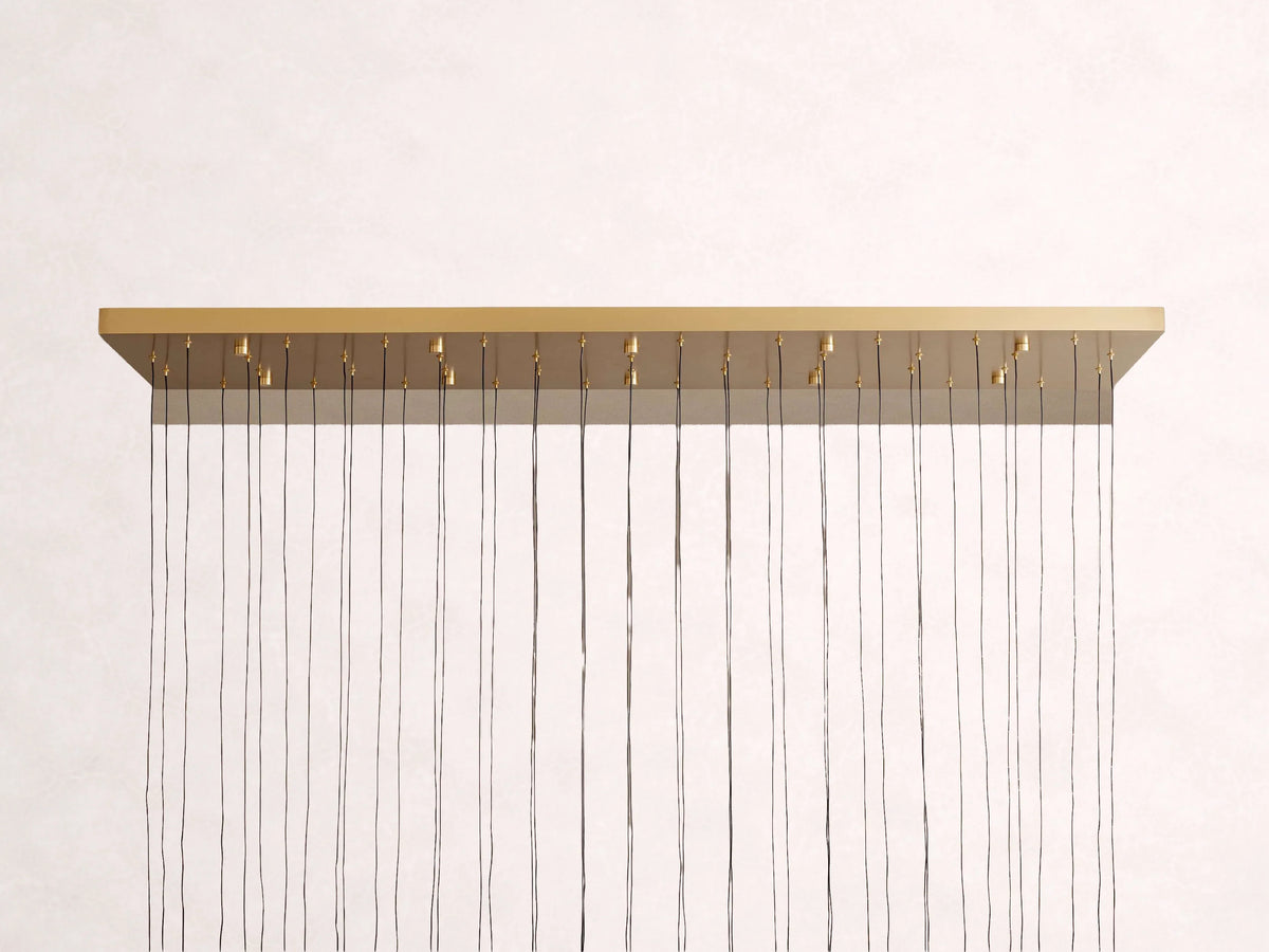 Soltaire Crystal Linear Chandelier 37-Inch50-Inch60-Inch70-Inch87-Inch120-Inchw
