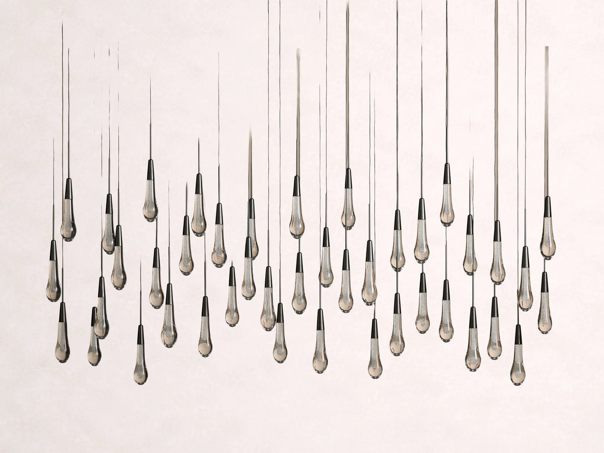 Soltaire Crystal Linear Chandelier 37-Inch50-Inch60-Inch70-Inch87-Inch120-Inchw
