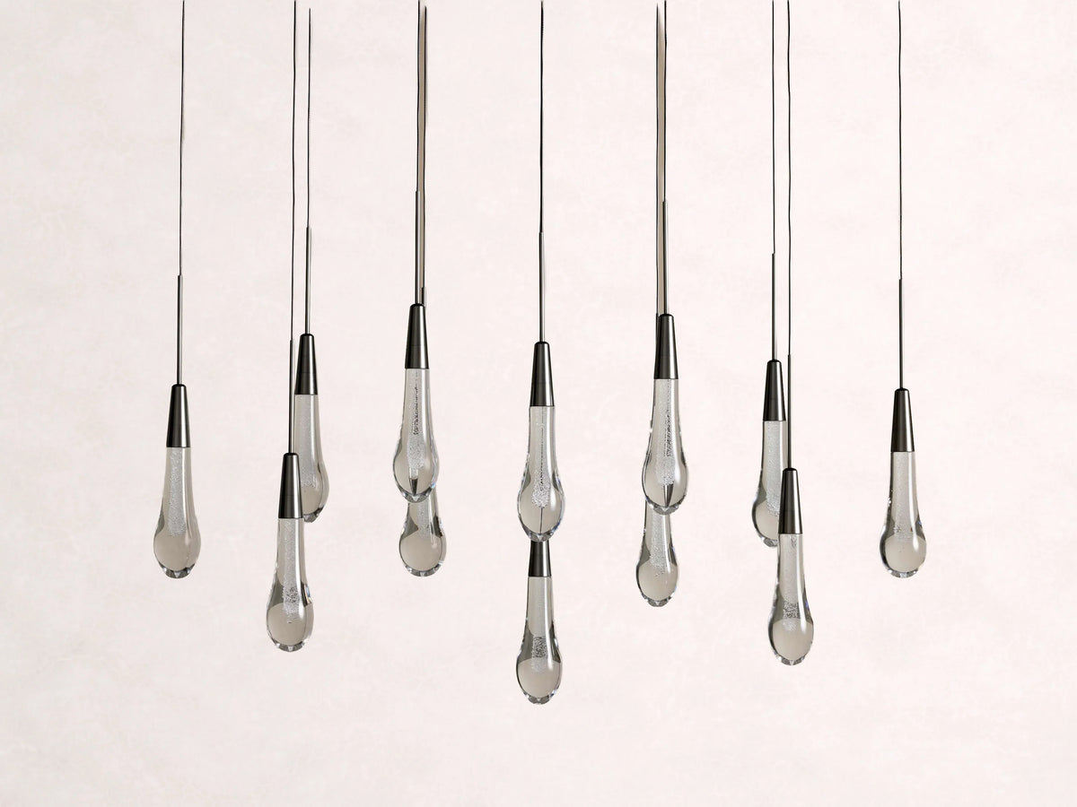 Soltaire Crystal Linear Chandelier 37-Inch50-Inch60-Inch70-Inch87-Inch120-Inchw