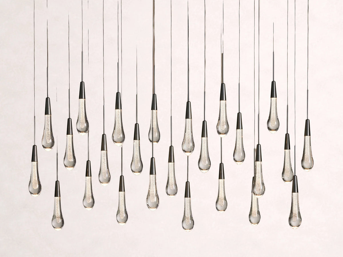 Soltaire Crystal Linear Chandelier 37-Inch50-Inch60-Inch70-Inch87-Inch120-Inchw