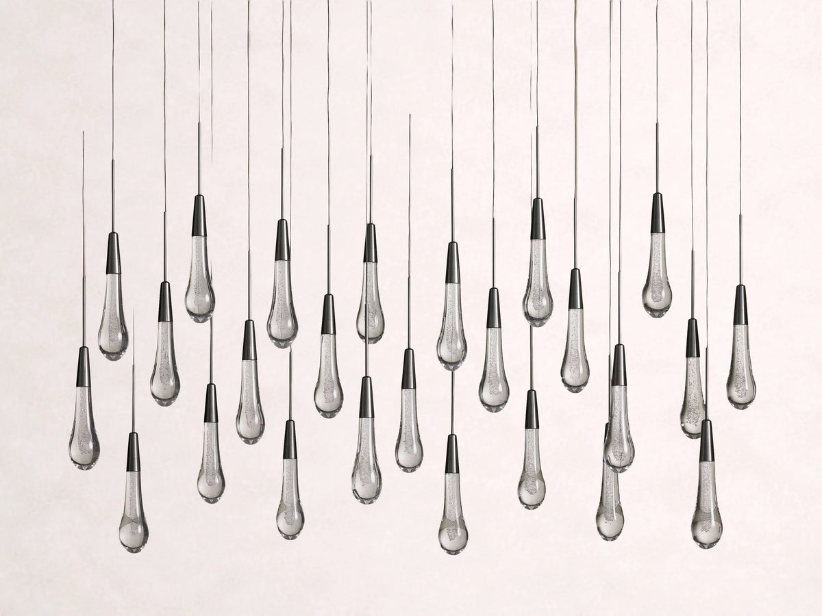 Soltaire Crystal Linear Chandelier 37-Inch50-Inch60-Inch70-Inch87-Inch120-Inchw