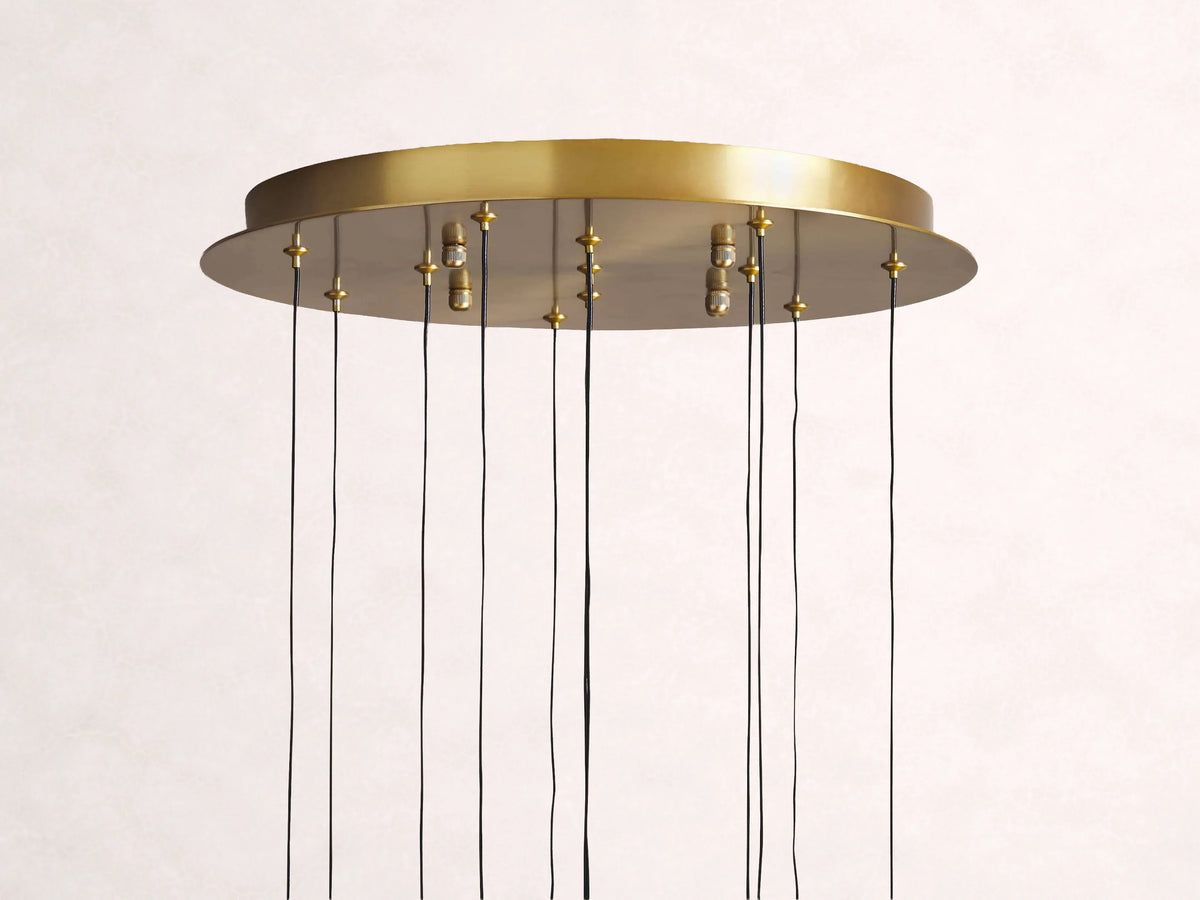 Soltaire Crystal Round Chandelier 17-Inch24-Inch36-Inch48-Inch58-Inch