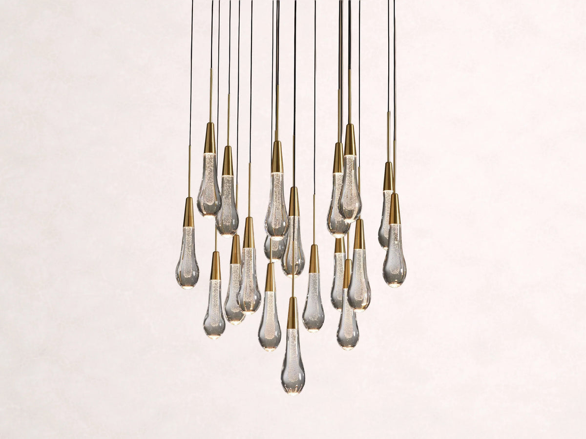 Soltaire Crystal Round Chandelier 17-Inch24-Inch36-Inch48-Inch58-Inch