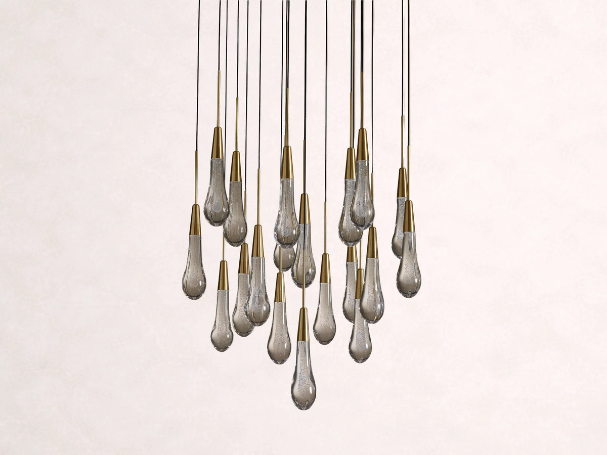 Soltaire Crystal Round Chandelier 17-Inch24-Inch36-Inch48-Inch58-Inch