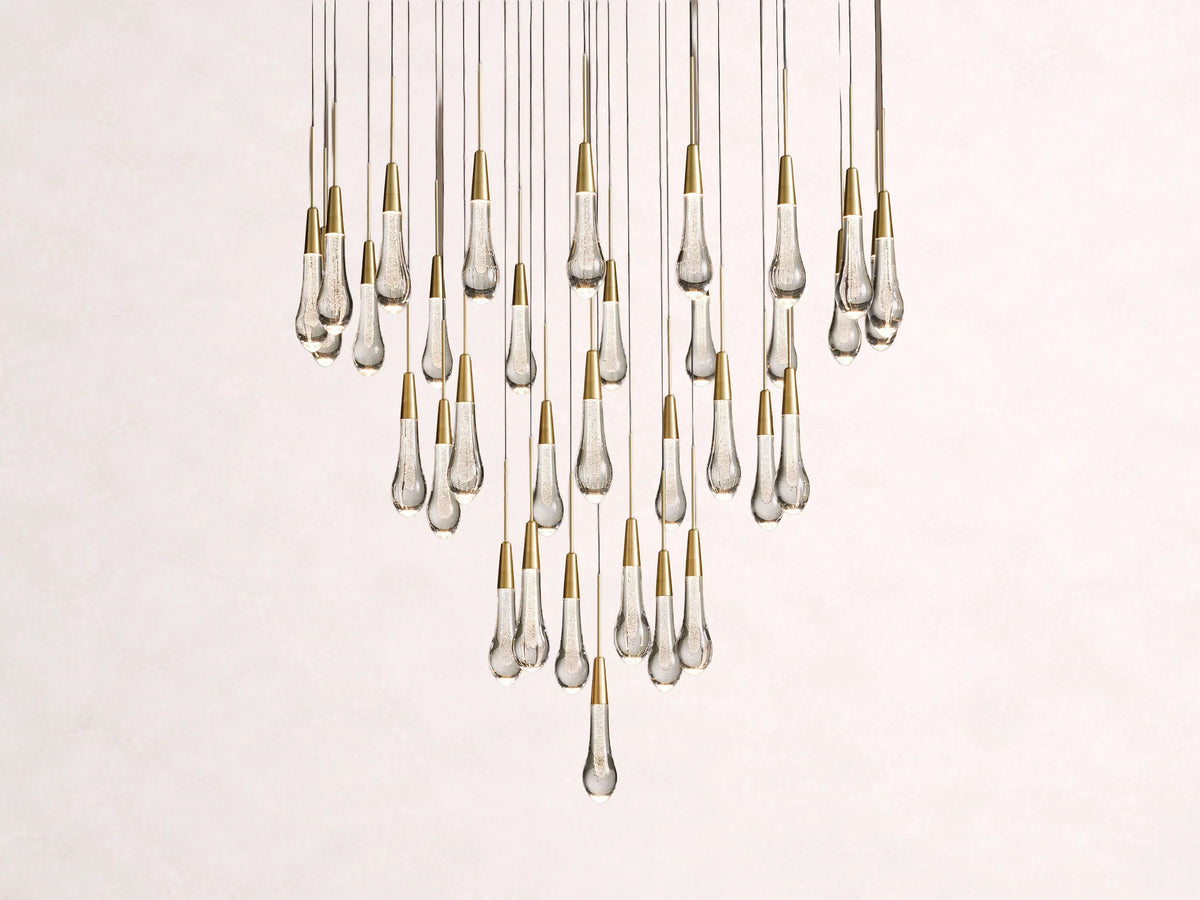 Soltaire Crystal Round Chandelier 17-Inch24-Inch36-Inch48-Inch58-Inch