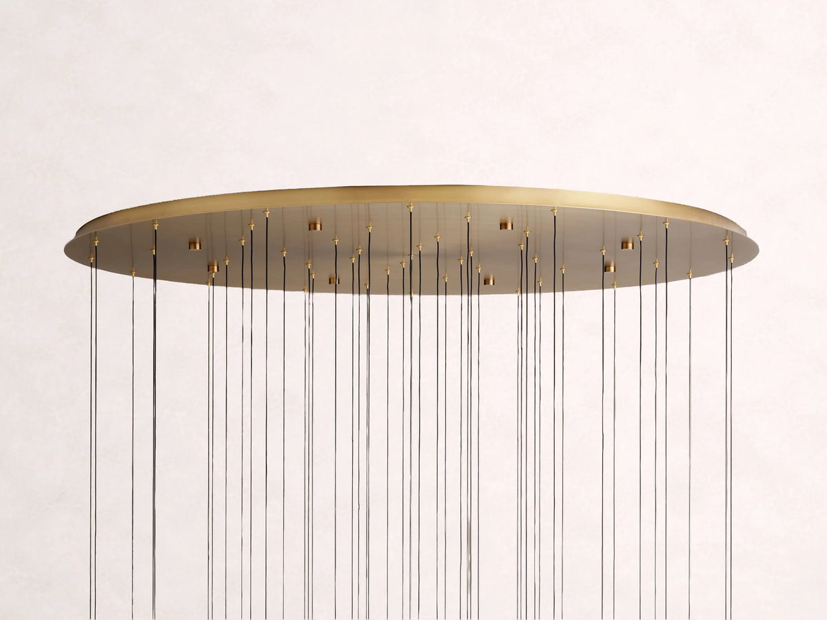 Soltaire Crystal Round Chandelier 17-Inch24-Inch36-Inch48-Inch58-Inch