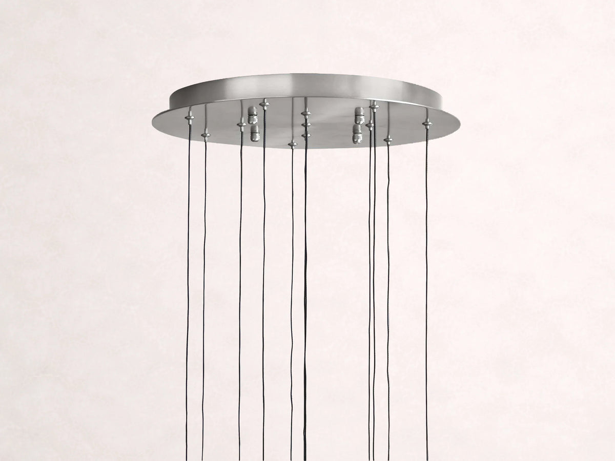Soltaire Crystal Round Chandelier 17-Inch24-Inch36-Inch48-Inch58-Inch
