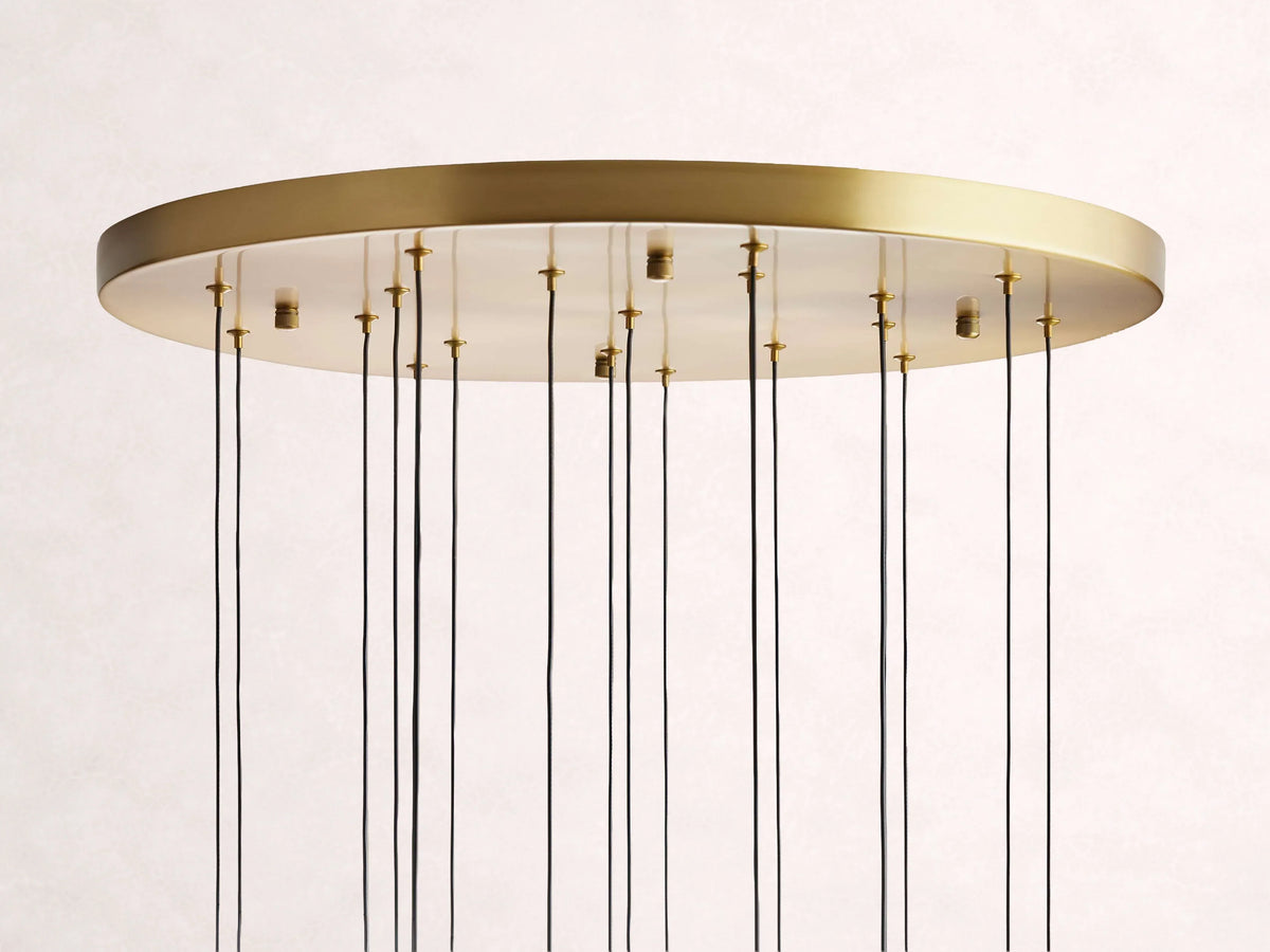 Soltaire Crystal Round Chandelier 17-Inch24-Inch36-Inch48-Inch58-Inch