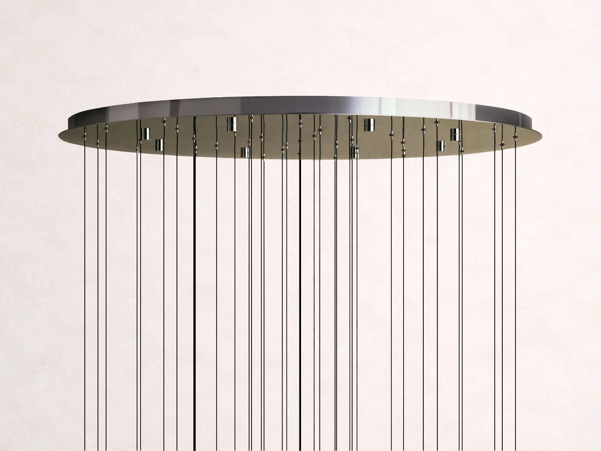 Soltaire Crystal Round Chandelier 17-Inch24-Inch36-Inch48-Inch58-Inch