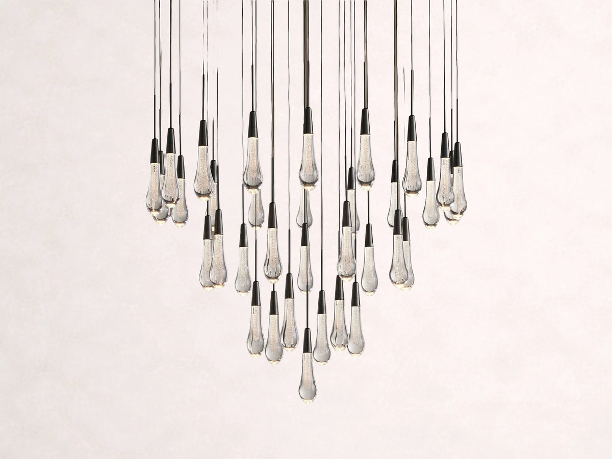 Soltaire Crystal Round Chandelier 17-Inch24-Inch36-Inch48-Inch58-Inch