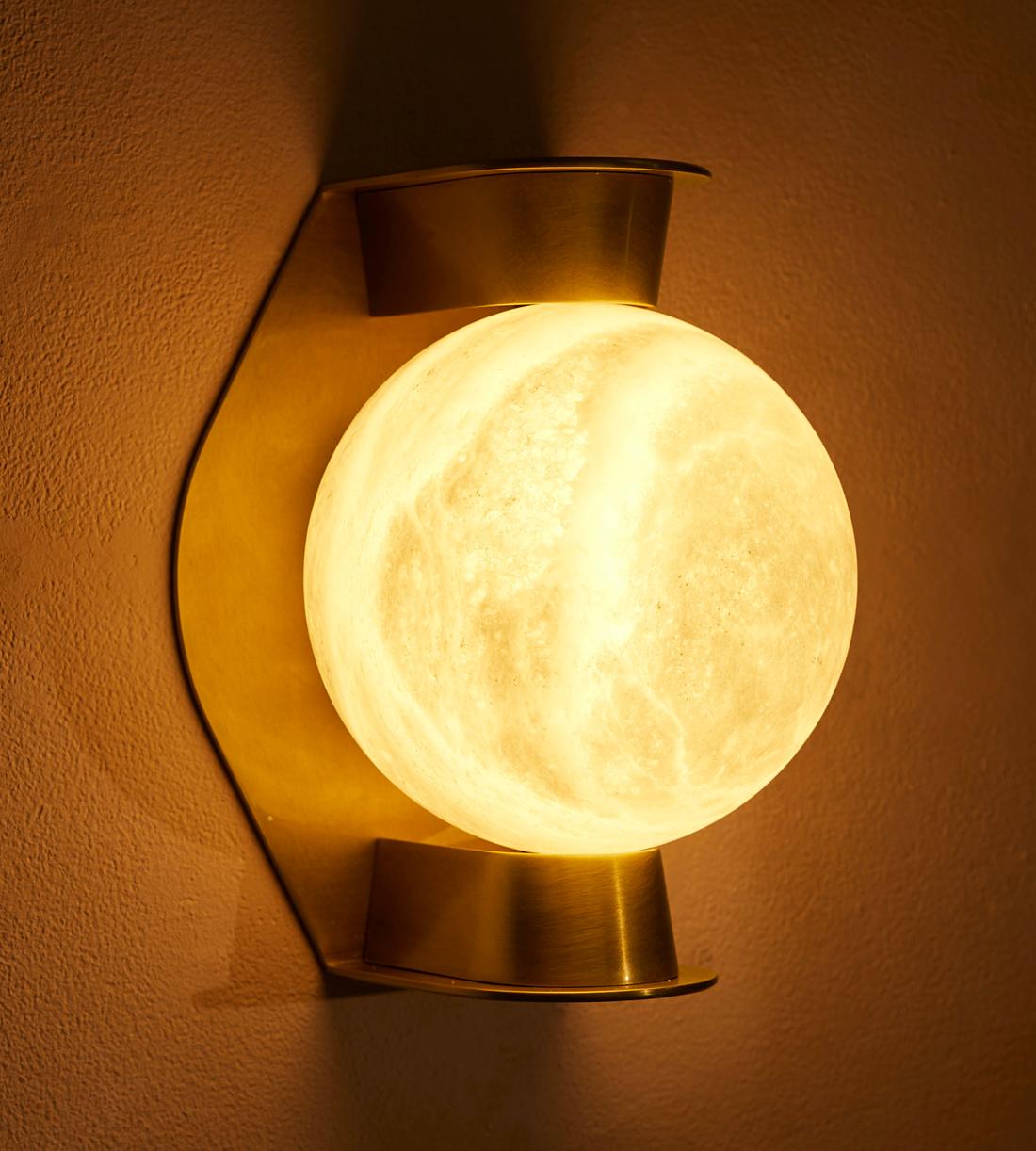 Enzo Alabaster Large Wall Light 10-Inchh