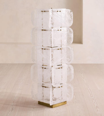 Elias Floor Lamp, White