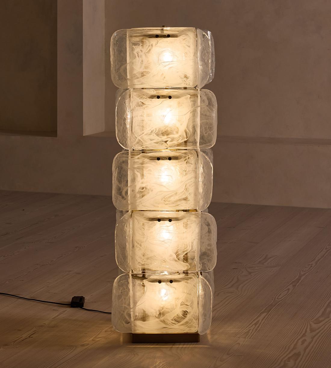 Elias Floor Lamp, White