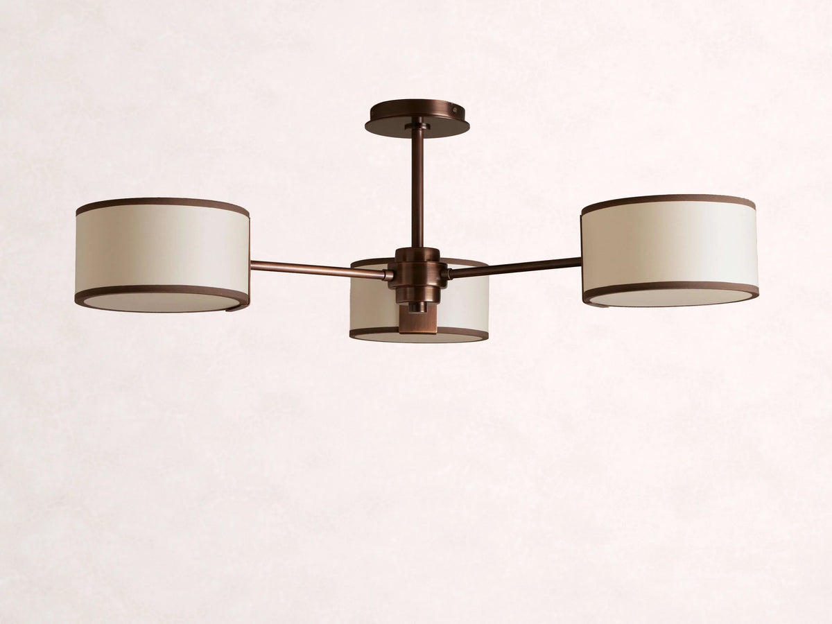 Daphne Fabric Flush Mount