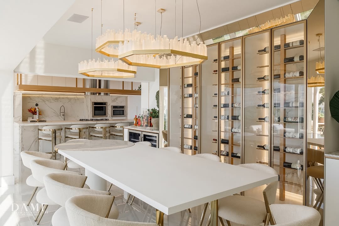 Modern Irregular Natural Crystal Chandelier for Living / dining Room