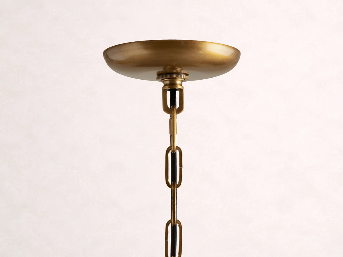 Ghiaccio Glass Round Chandelier