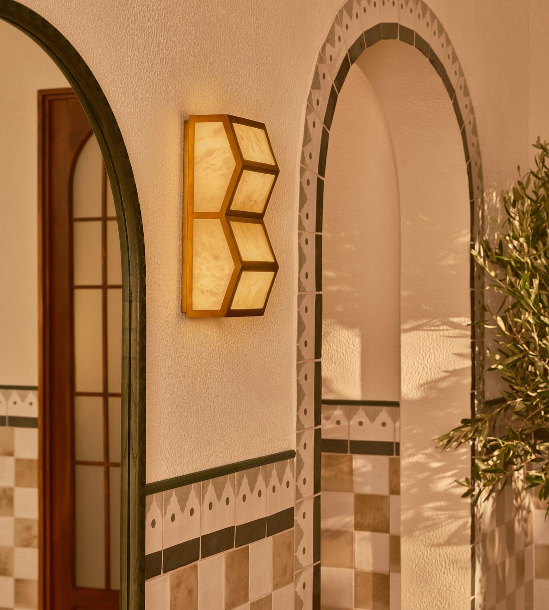 Sebastien Alabaster Wall Light