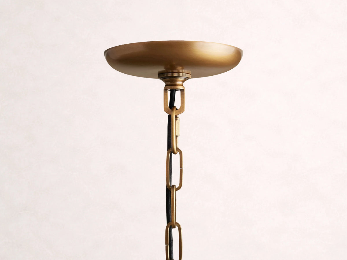 Ghiaccio Glass Round Chandelier