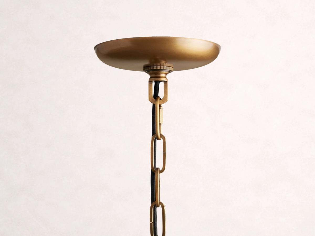 Ghiaccio Glass Round Chandelier