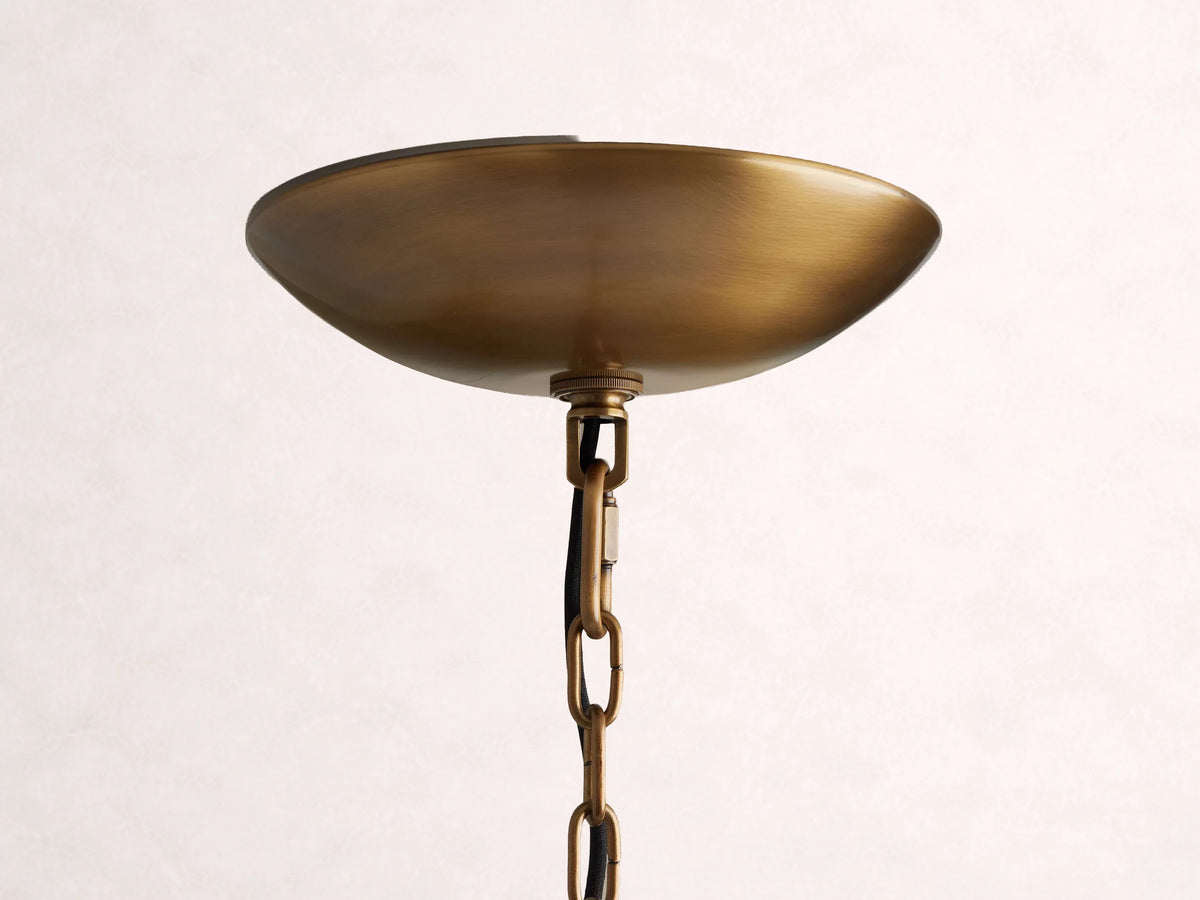 Ghiaccio Glass Round Chandelier