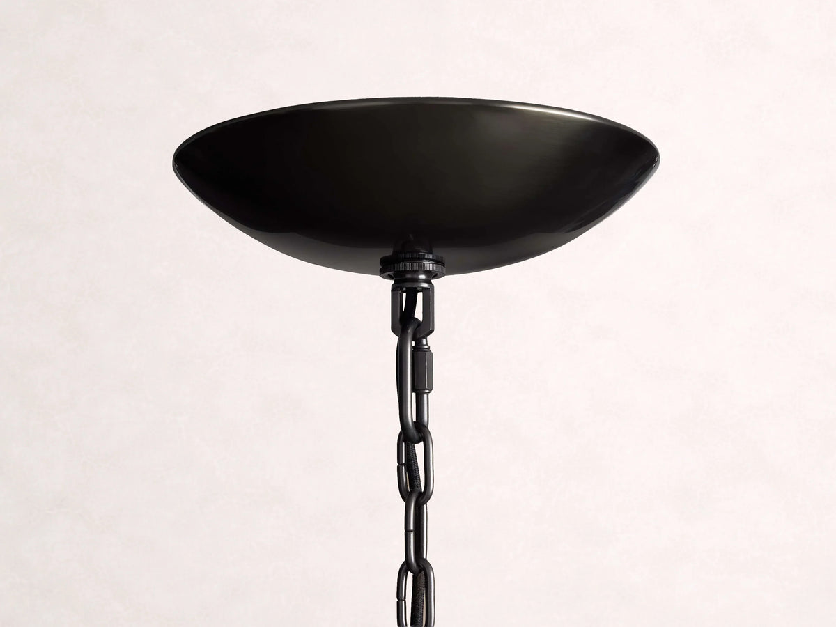 Ghiaccio Glass Round Chandelier