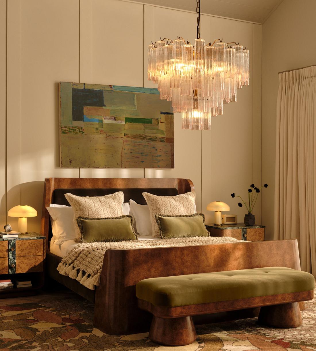 Cream Glass Dome Table Lamp - Erhaus product image 4