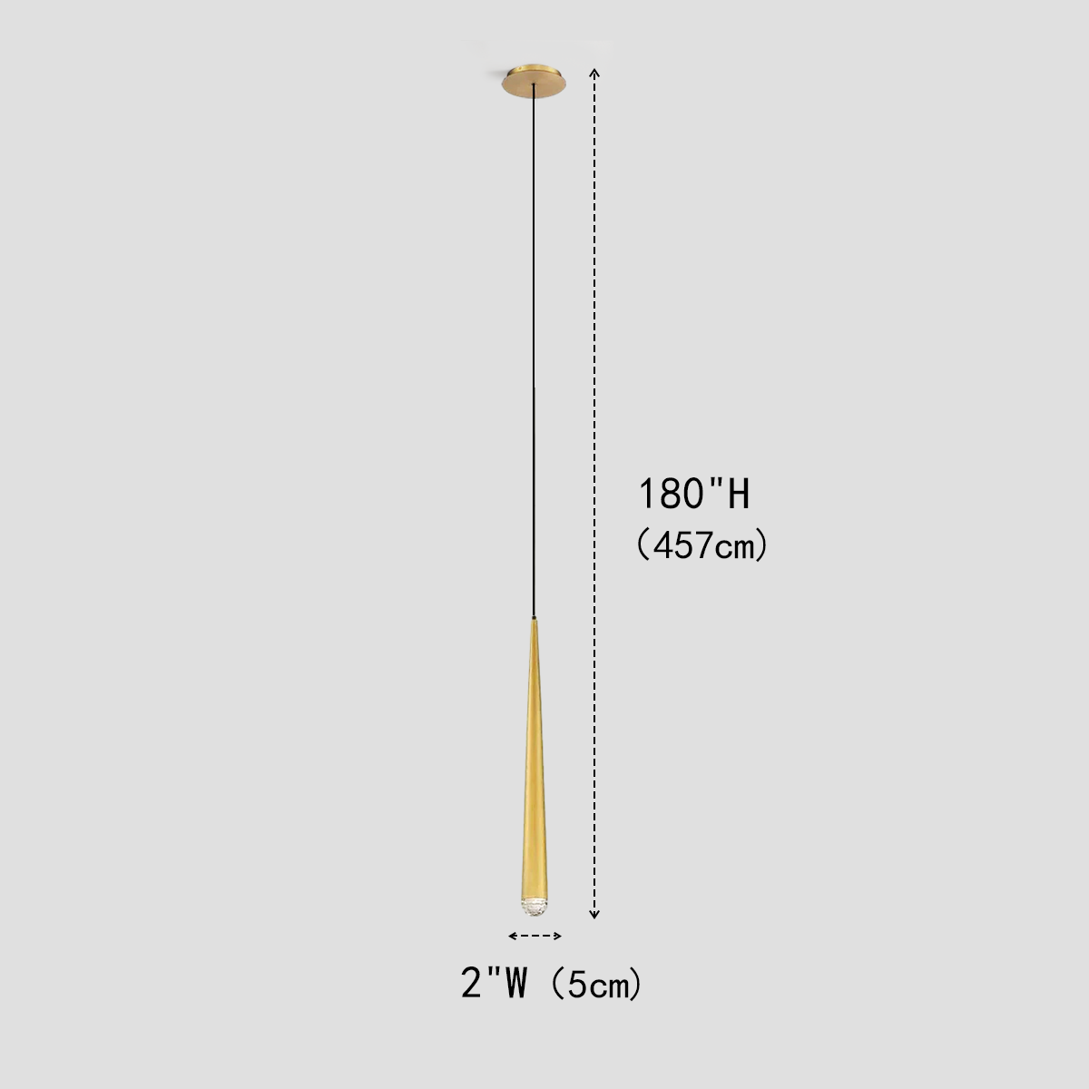 Alren Round Tubular Pendant