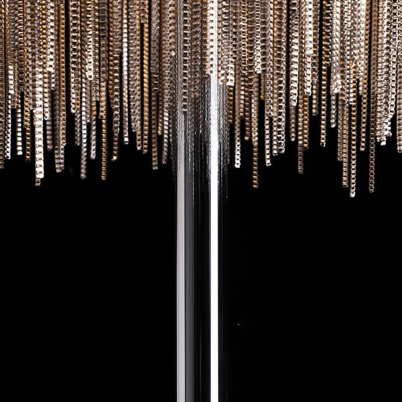 Alisa Luxury Hardware Aluminum Chain Tassel Floor Lamp(single-Layer / double-Deck)