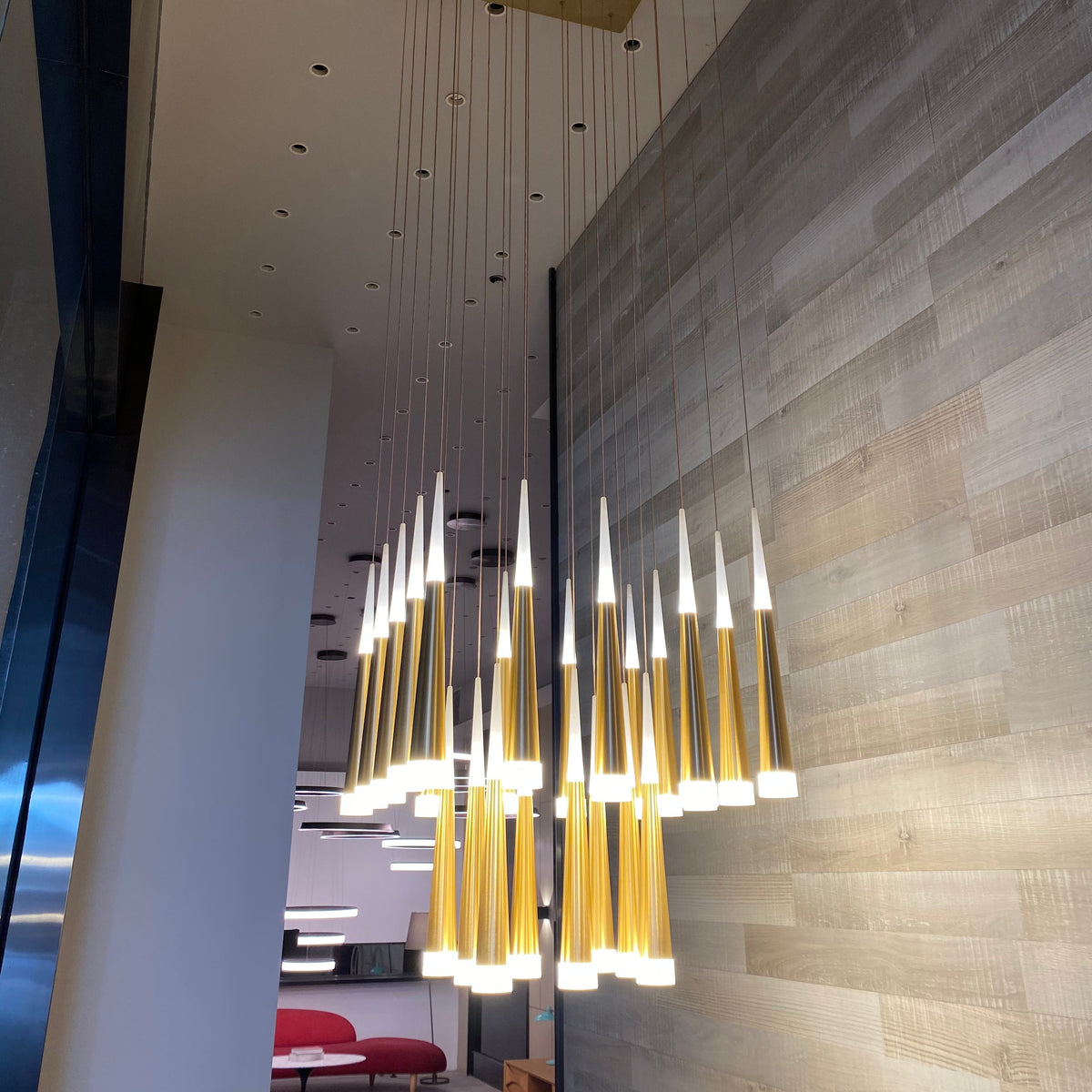 Minimal Modern Pendant Light for Staircase / living Room