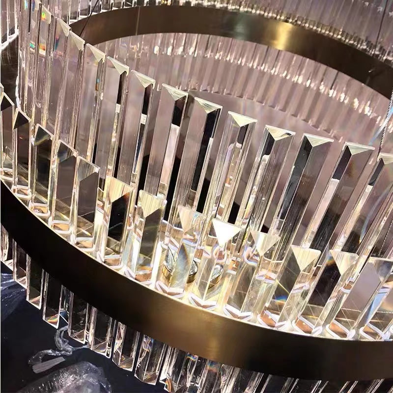 Modern Round Crystal Chandelier for Living Room / bedroom