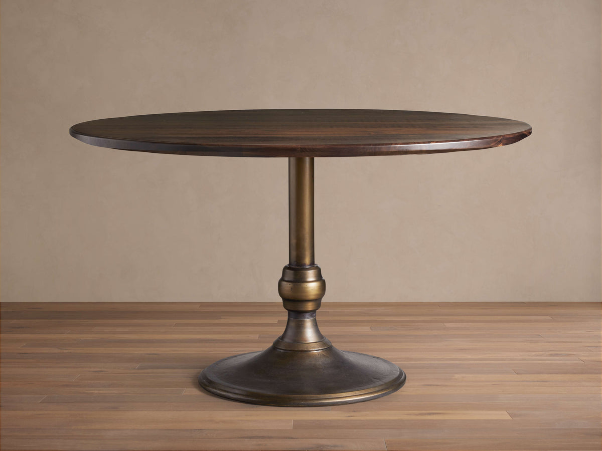Jacob Round Dining Table with Wade Base
