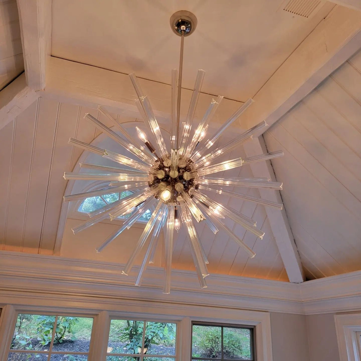 Modern Dandelion Crystal Chandelier for Living Room / bedroom