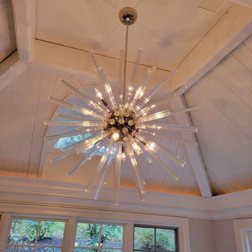 Modern Dandelion Crystal Chandelier for Living Room / bedroom