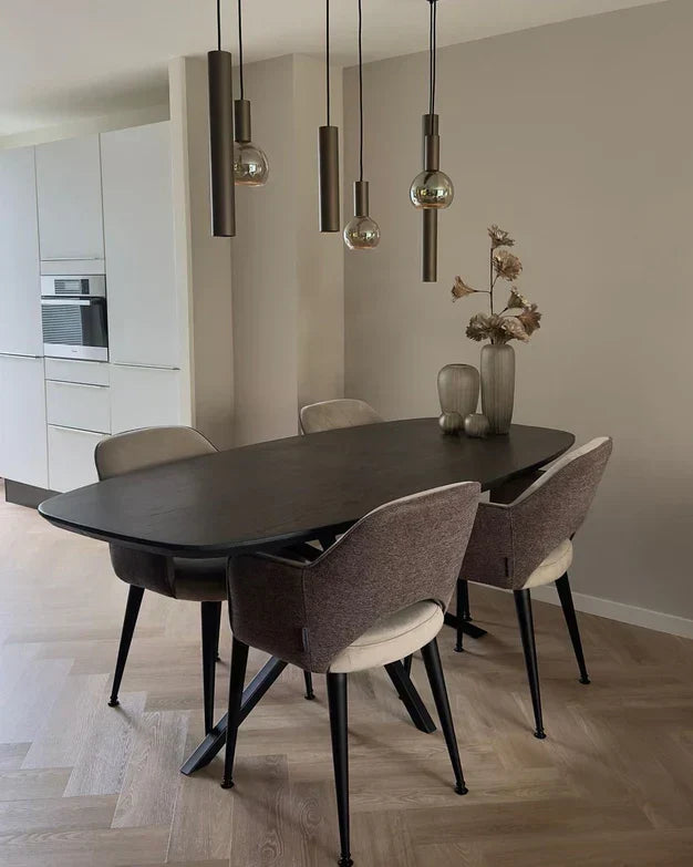 Modern Minimalist 6 / 7-Light Bulbs and Columns Pendant Chandelier for Dining Room