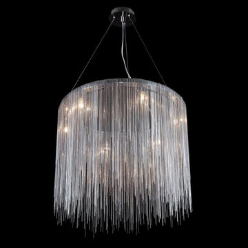 Sleek Beam Round Pendant
