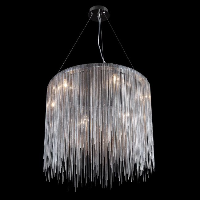 Sleek Beam Round Pendant