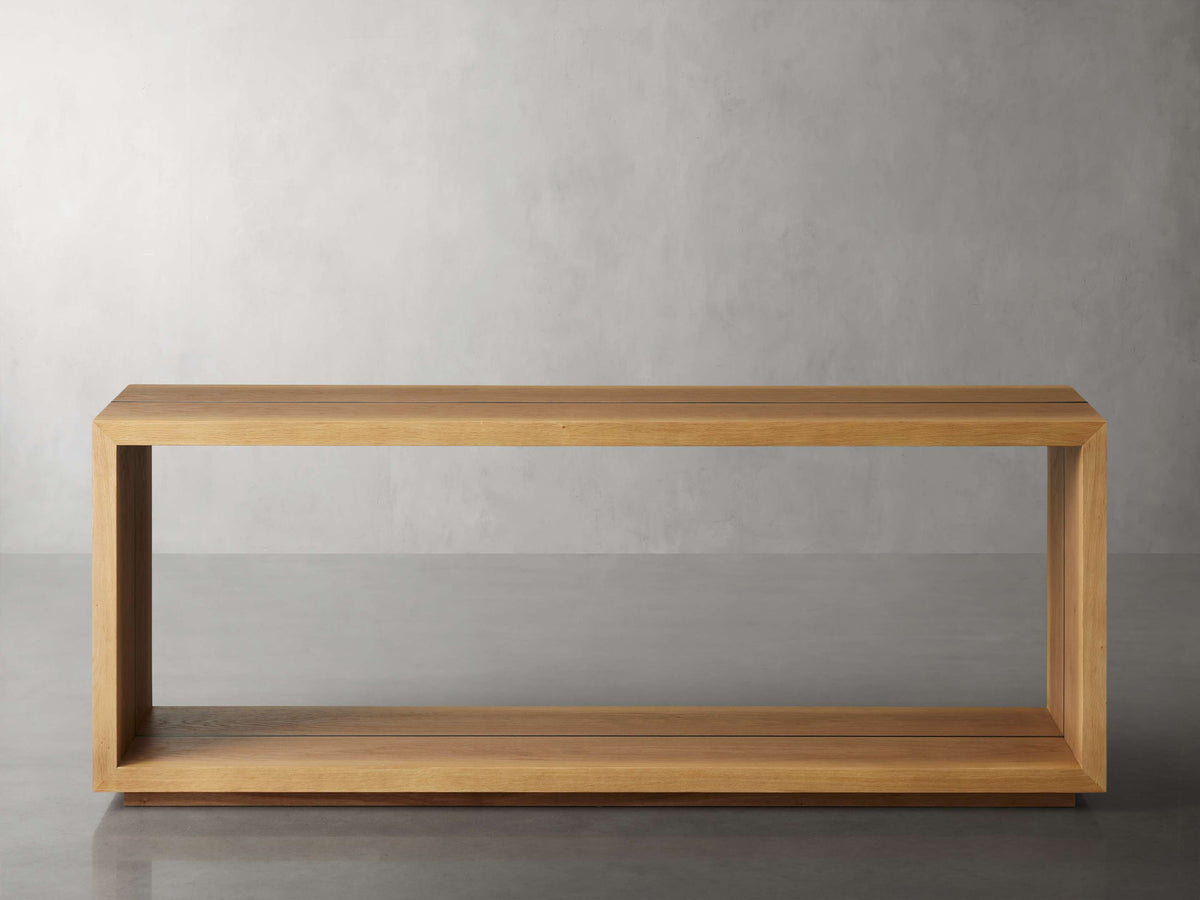 Mihaela Console Table in Vin Alb