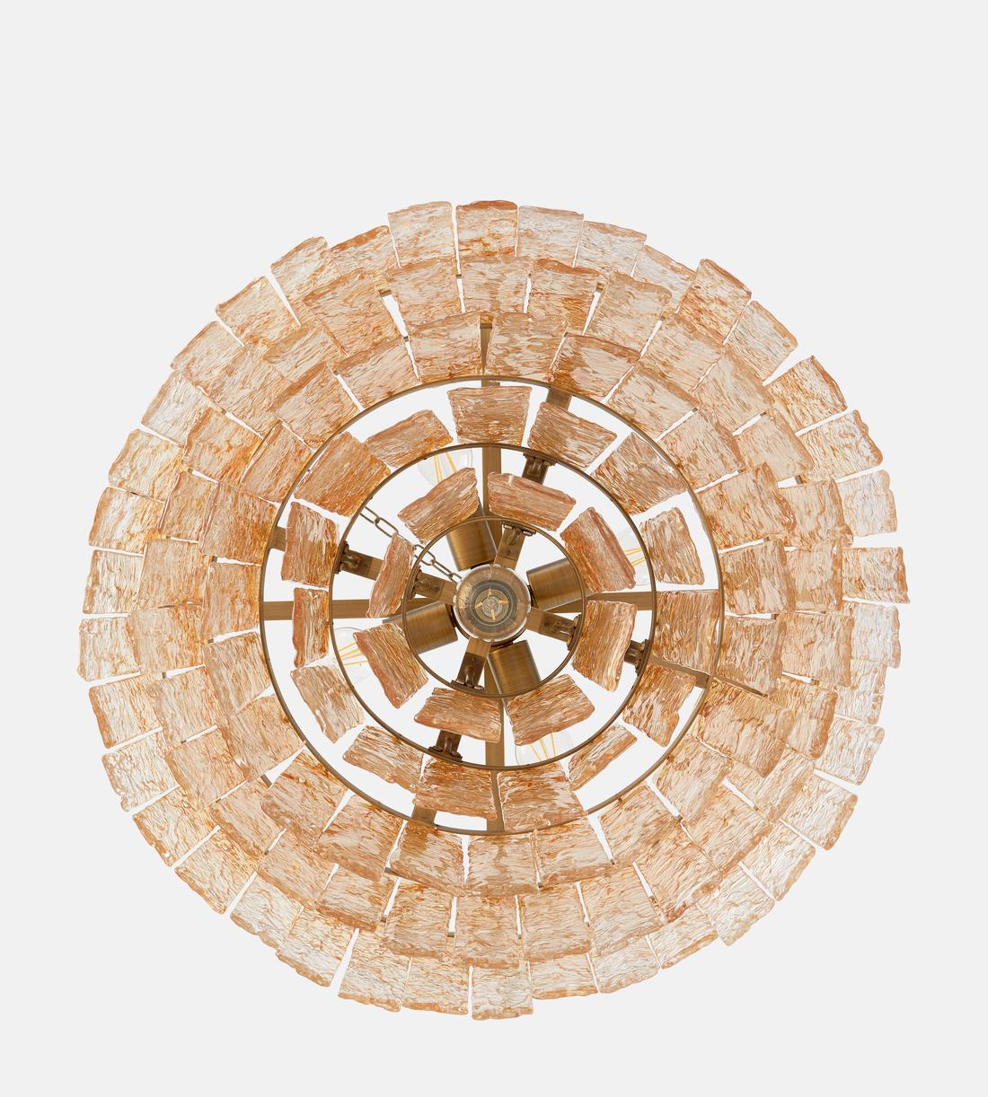 Lydia Glass Chandelier 27-Inchw