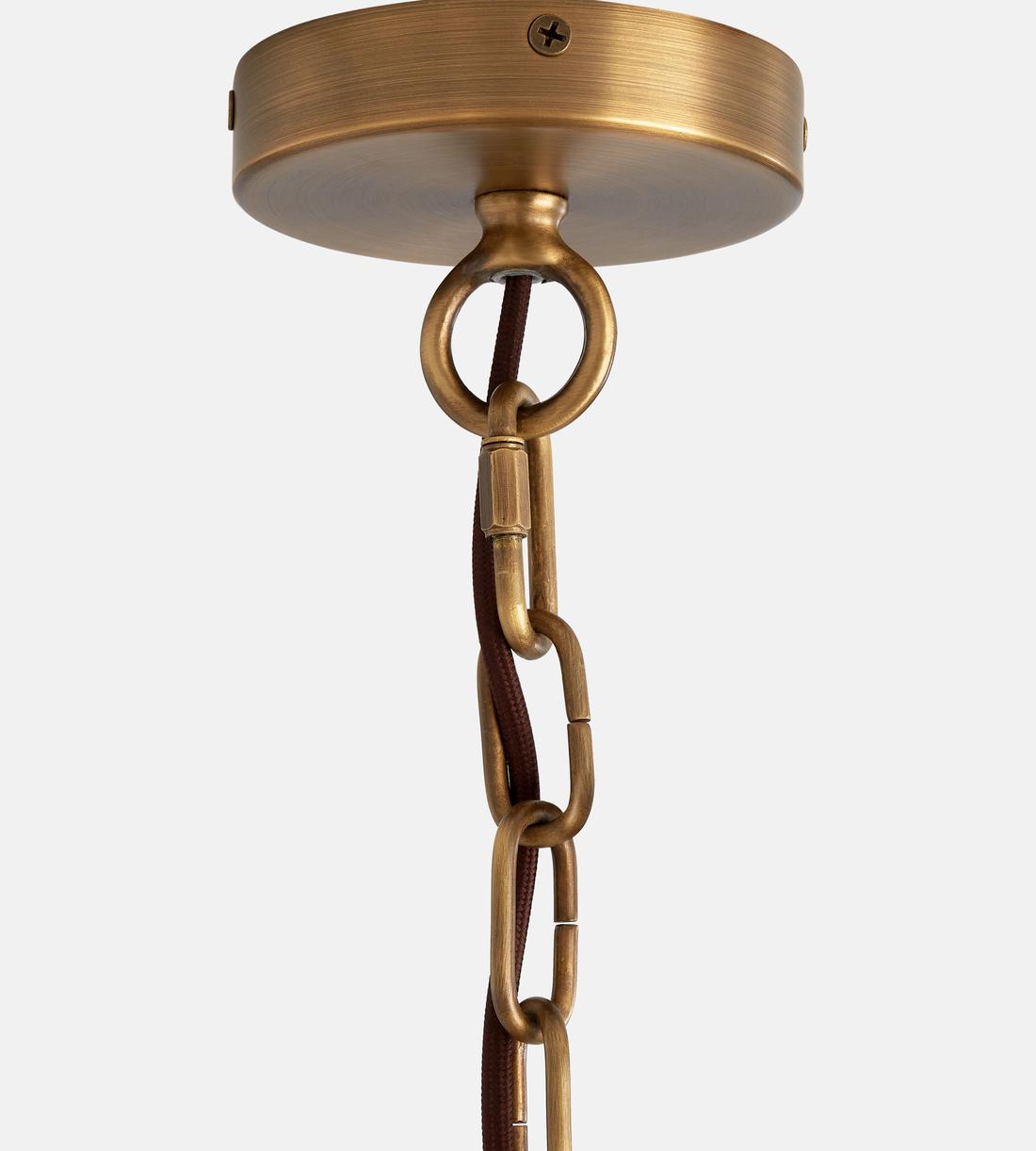 Lydia Glass Chandelier 27-Inchw