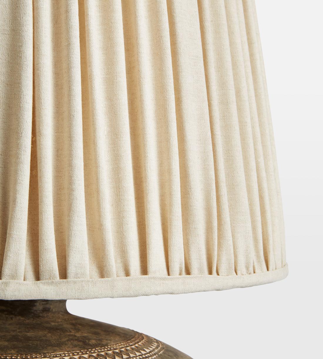 Ceramic Table Lamp with Linen Shade - Erhaus product image 4
