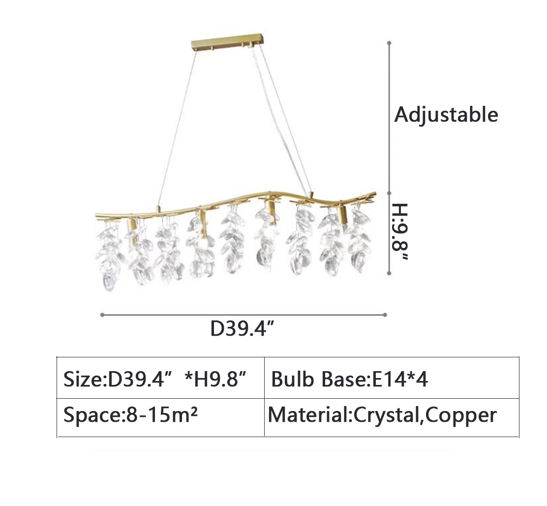 New Flower Romantic Light Luxury Crystal Chandelier for Bedroom / Living / Dining Room