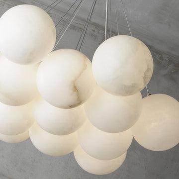 Alabaster Anne Ceiling Pendant 7 / 19 Lights