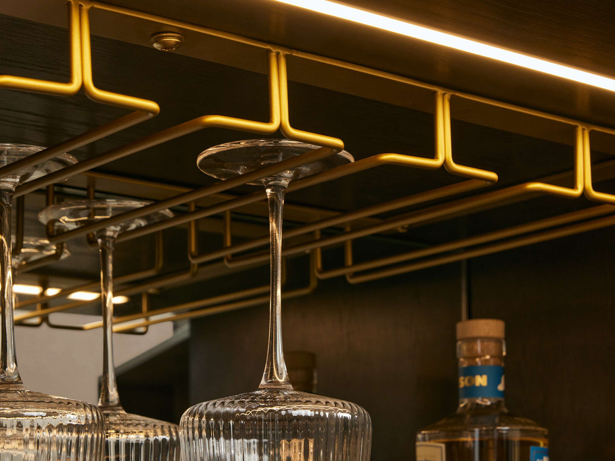 Finnley Plinth Bar Cabinet