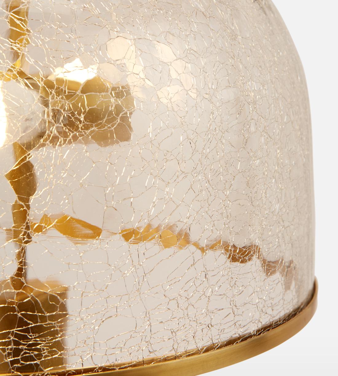 Aged Brass Glass Accent Table Lamp - Erhaus product image 5