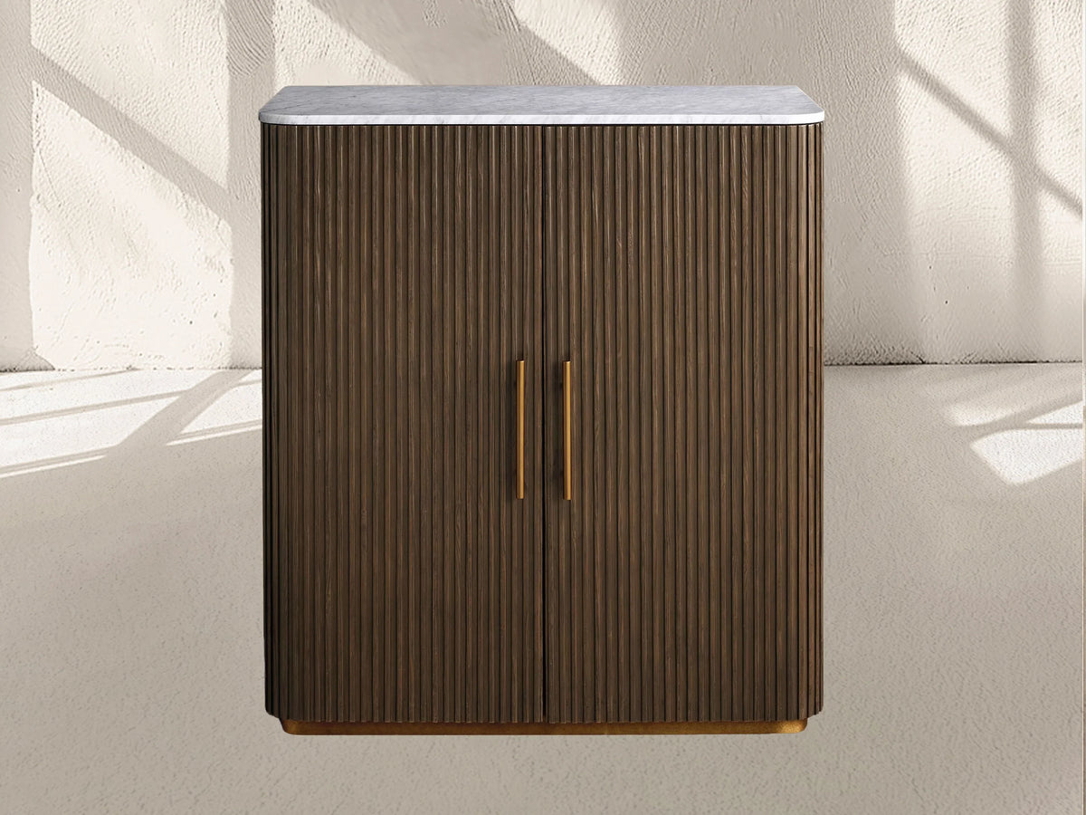 Finnley Plinth Bar Cabinet