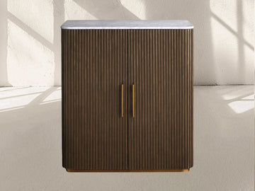 Finnley Plinth Bar Cabinet